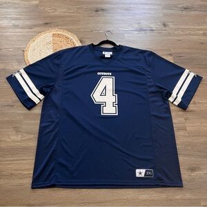 DALLAS COWBOYS AUTHENTIC #4 Prescott Mens Jersey